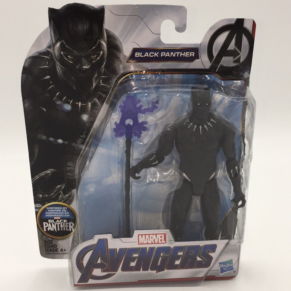 Marvel Avengers Black Panther 6” Action Figure Hasbro New in Package